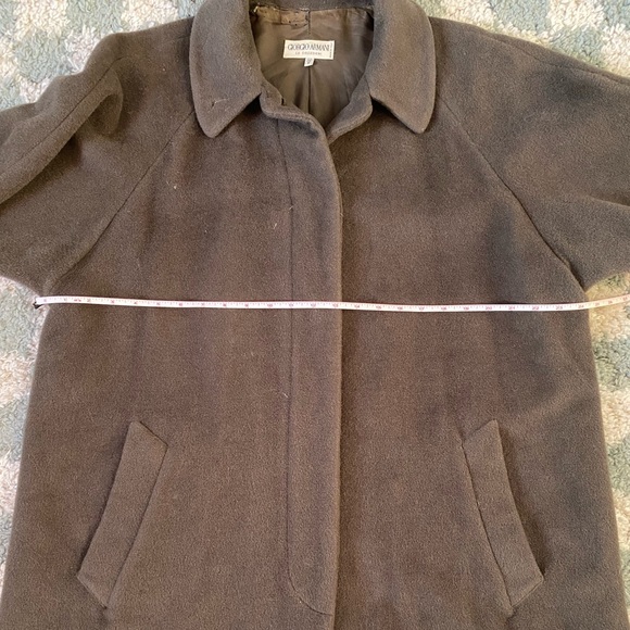 Vintage Armani Alpaca Wool Coat - Picture 5 of 10